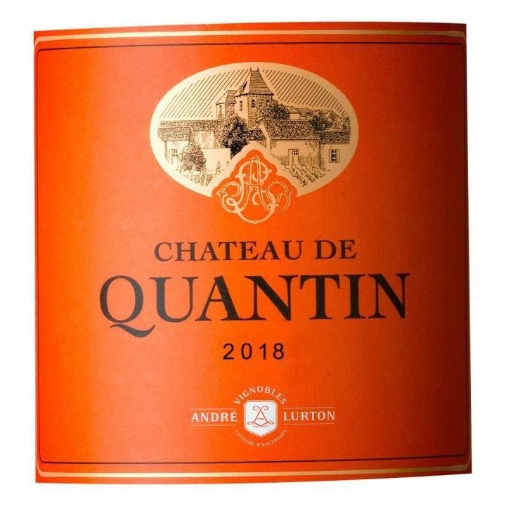 Château de Quantin 2018 Pessac-Léognan - Vin rouge de Bordeaux