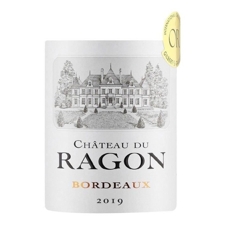 Château du Ragon 2019 Bordeaux - Vin rouge de Bordeaux