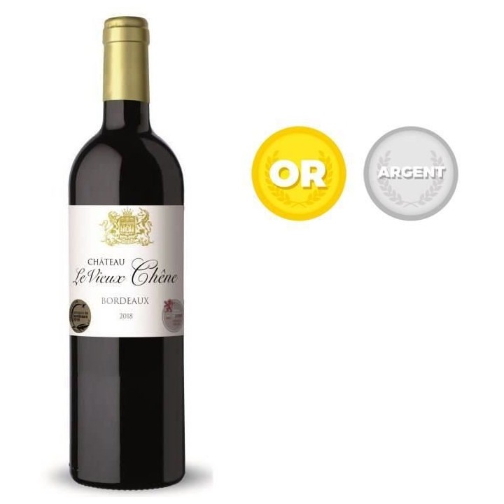 Château Le Vieux Chene 2018 Bordeaux HVE3 - Vin rouge de Bordeaux