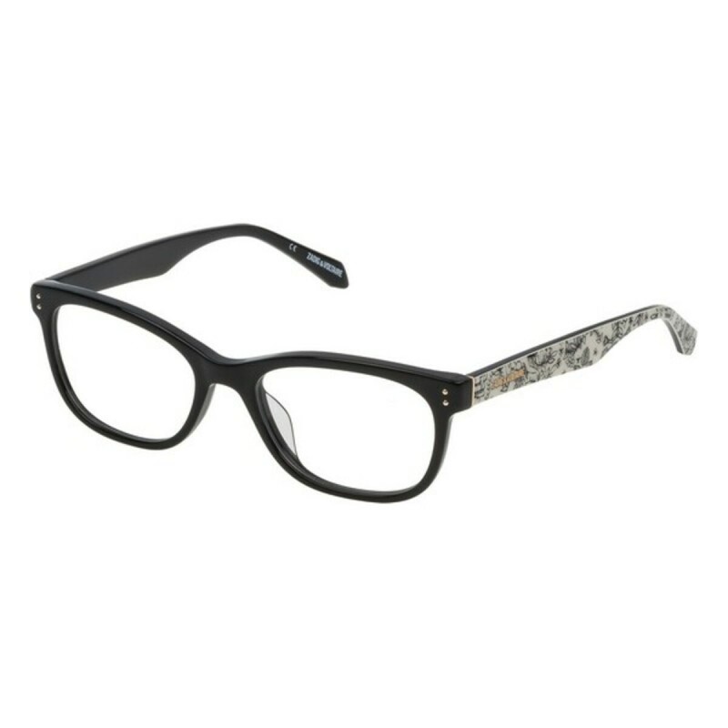 Monture de Lunettes Femme Zadig & Voltaire VZV16452700K Noir (ø 52 mm)