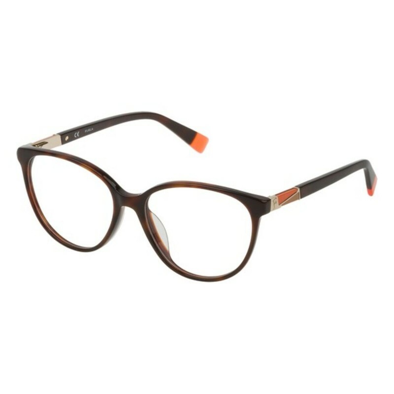 Monture de Lunettes Femme Furla VFU1895409XK Dark Havana (ø 54 mm)