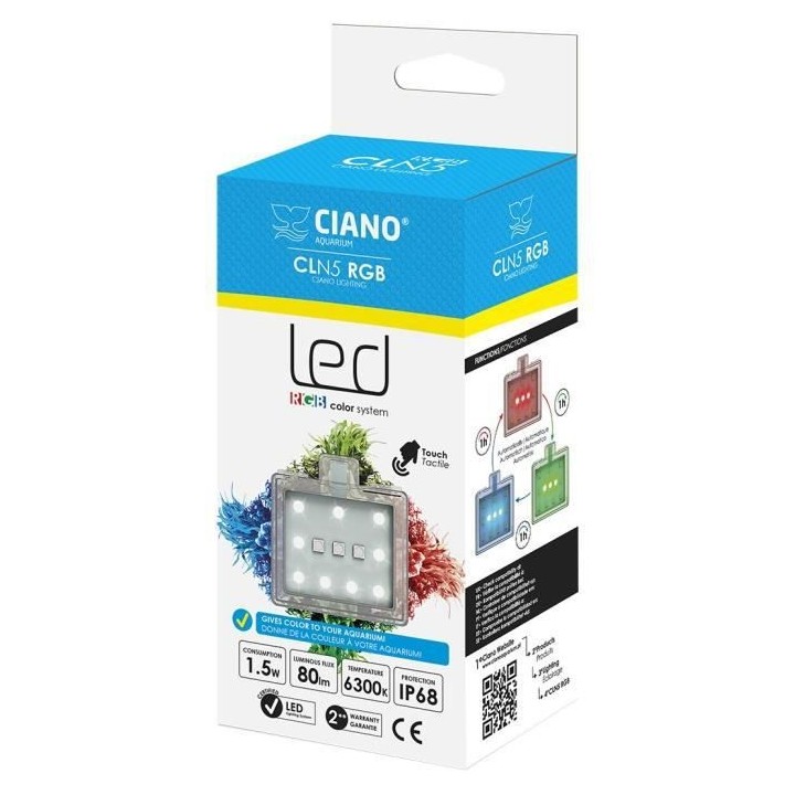 CIANO CLA 20 UNIVERSAL - rampe led universelle 1,5W pour verre de 3 a
