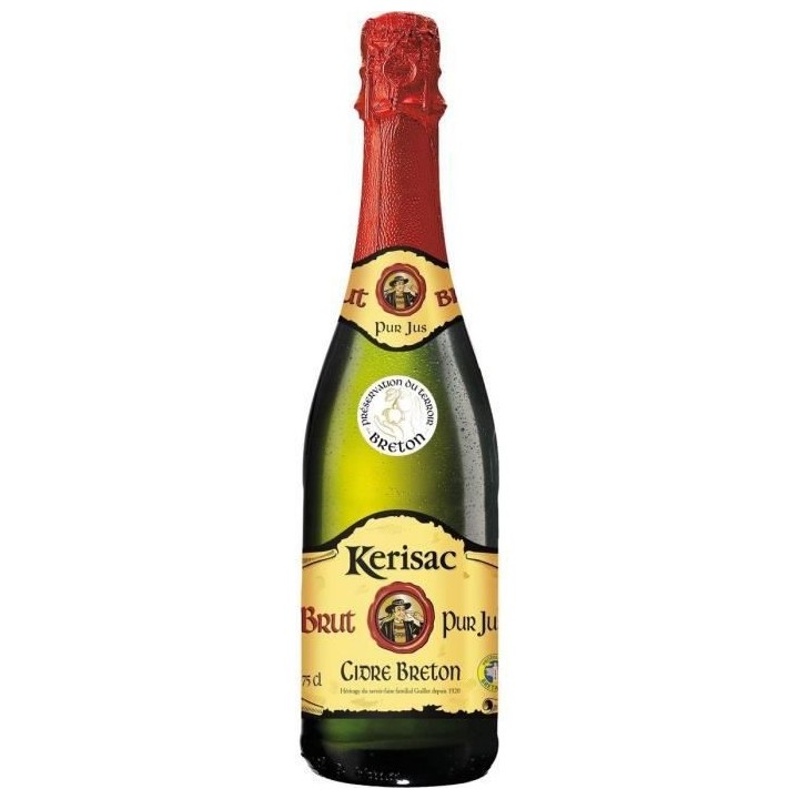 Kerisac - Cidre brut pur jus - 75 cl