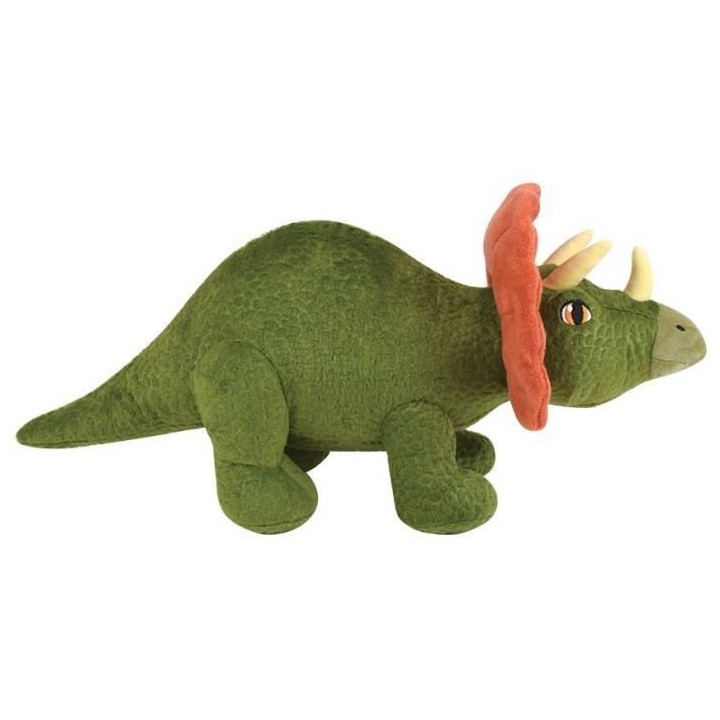 JEMINI Les Jeminosaures Peluche Triceratops + / - 45 cm 100% recyclé