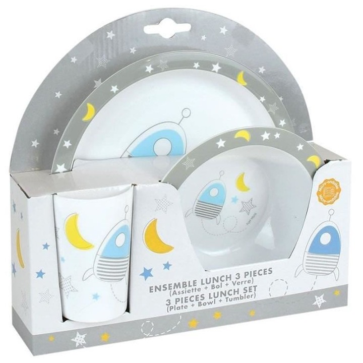 FUN HOUSE Set Repas Espace Pour Enfant