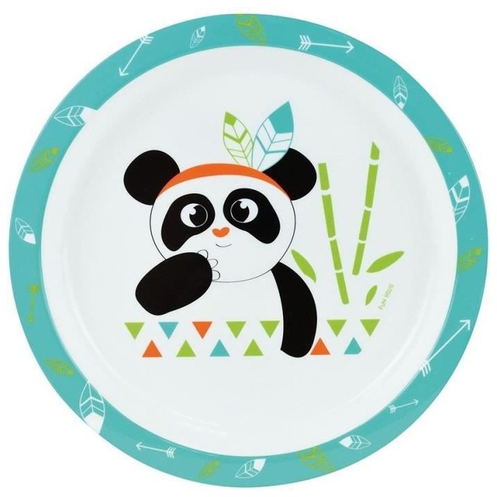 FUN HOUSE Set Repas Indian Panda Pour Enfant