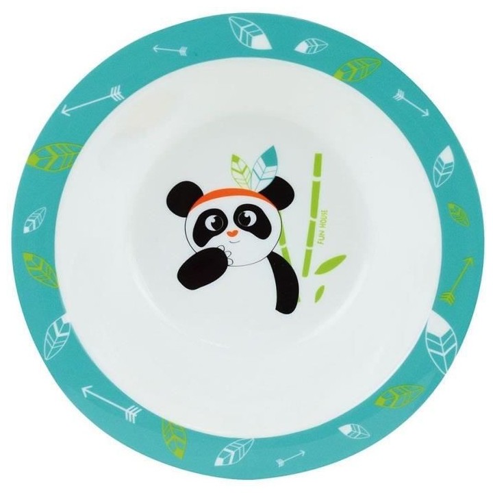 FUN HOUSE Set Repas Indian Panda Pour Enfant