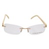 Monture de Lunettes Femme Porsche P8209-C Doré (ø 52 mm)