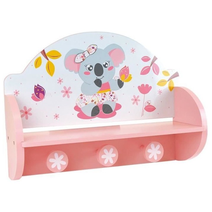 FUN HOUSE Mimi Cally Koala 713337 ETAGERE PORTEMANTEAU Dimensions : ±