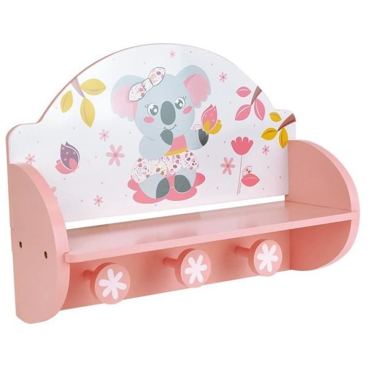 FUN HOUSE Mimi Cally Koala 713337 ETAGERE PORTEMANTEAU Dimensions : ±