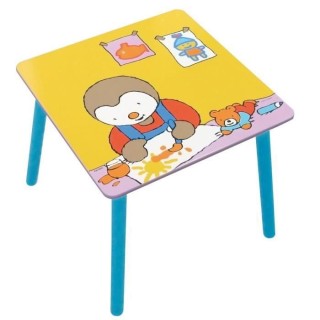 Fun House T'choupi table carree pour enfant