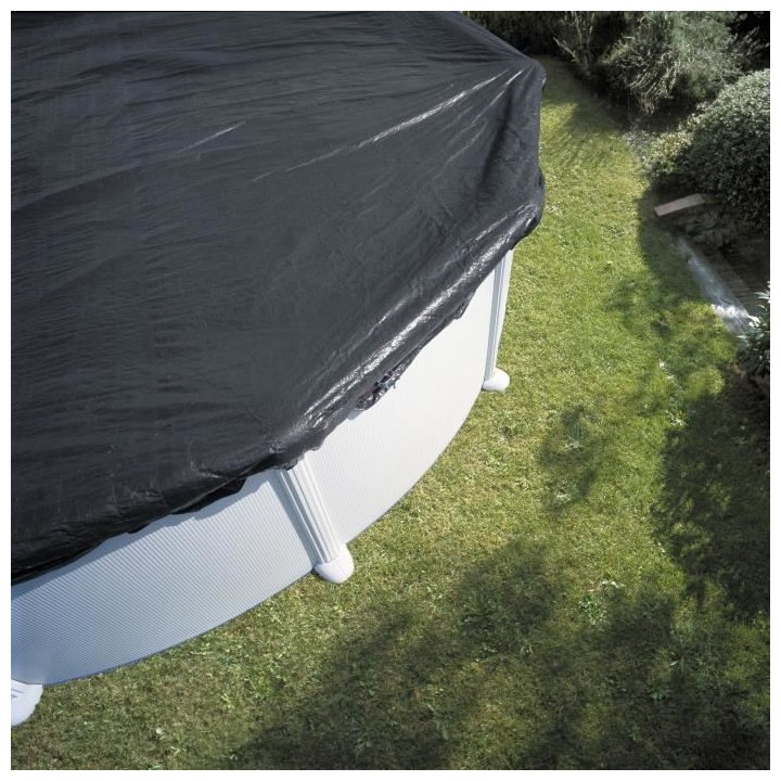 GRE - Bâche hiver de 120g/m² pour piscine Ø3m