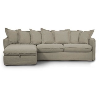 Canapé d'angle réversible convertible express 4 places CIPRO - Tissu