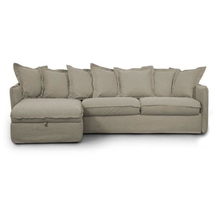 Canapé d'angle réversible convertible express 4 places CIPRO - Tissu