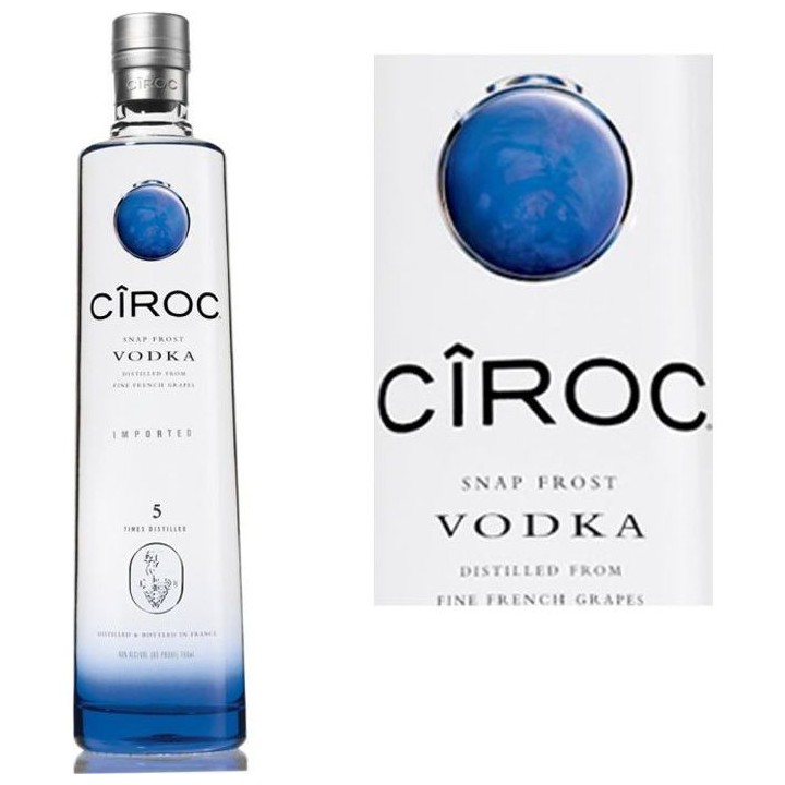 Ciroc Snap Frost - Vodka Française - 40%vol - 70cl