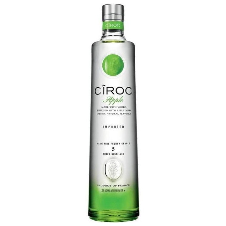 Ciroc Pomme - Vodka Aromatisée - 37.5% - 70cl