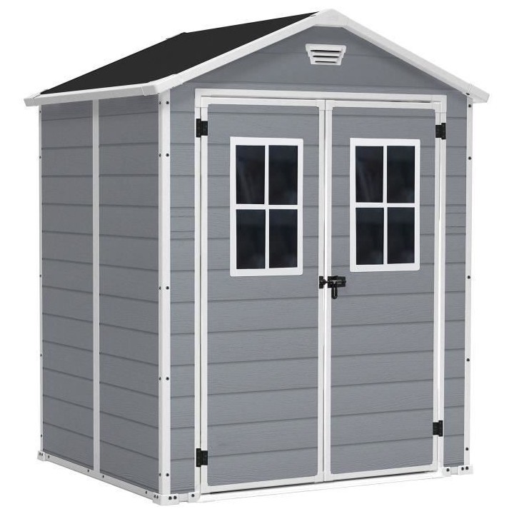 Abri de jardin en PVC KETER 2,8 m² - Gris