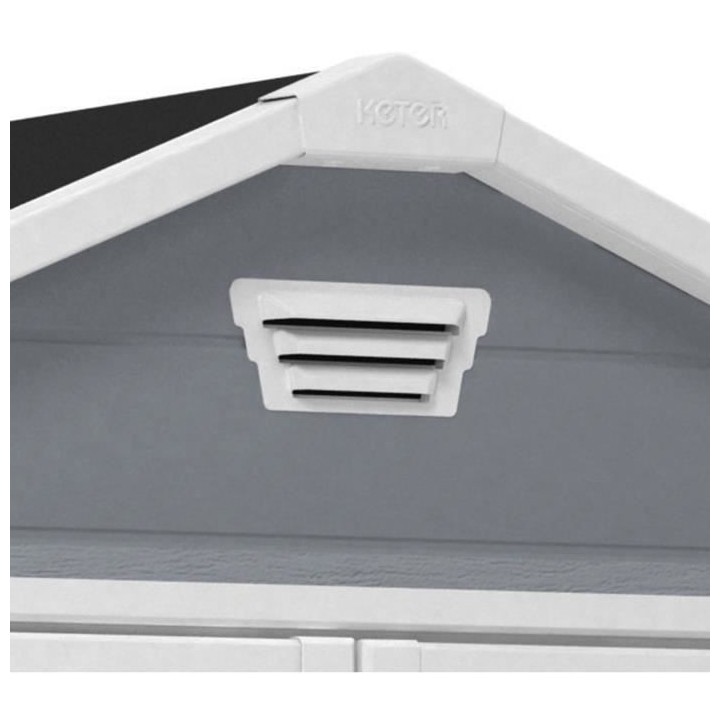 Abri de jardin en PVC KETER 2,8 m² - Gris