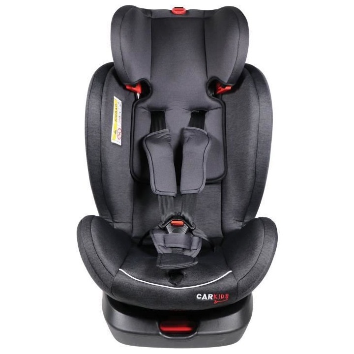 Siege auto Isofix CAR KIDS - Groupe 0+/1/2/3 - Rotatif - Noir