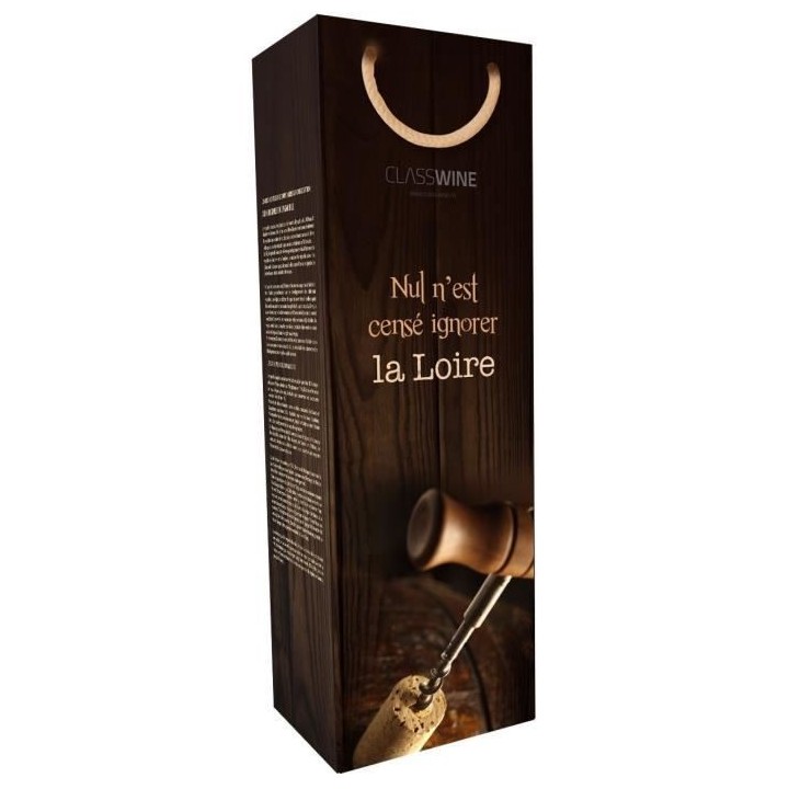 CLASSWINE Pochette pour 1 bouteille vin de Loire Citation