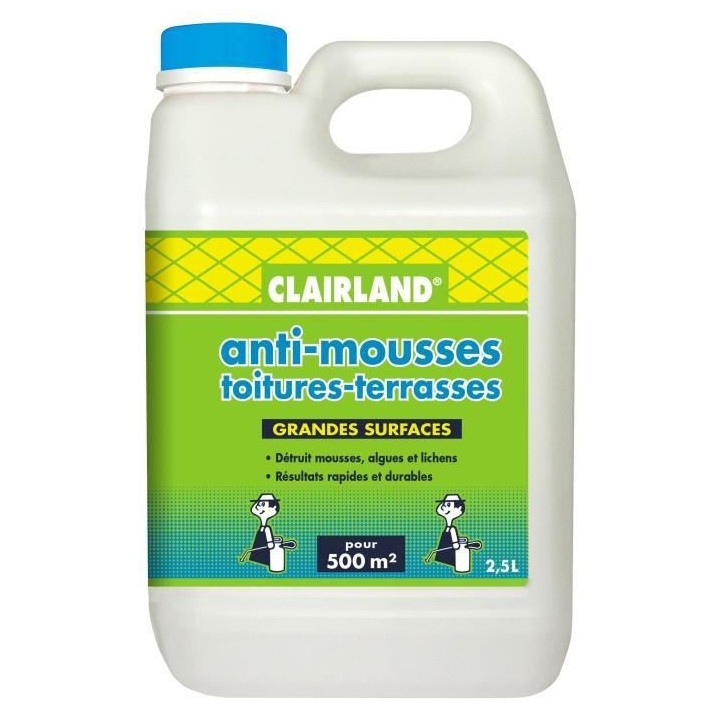 Anti-Dépôts Verts Toitures, Terrasses, Dallages, Murs - Concentré a