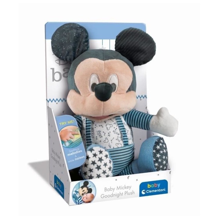 Clementoni - Peluche Veilleuse Mickey