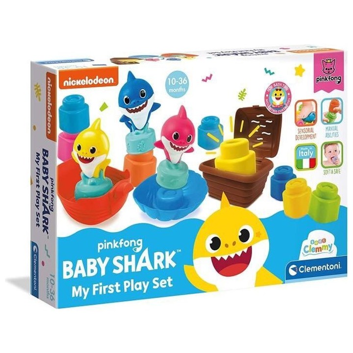 Clementoni - Clemmy - Coffret d'activités Baby Shark