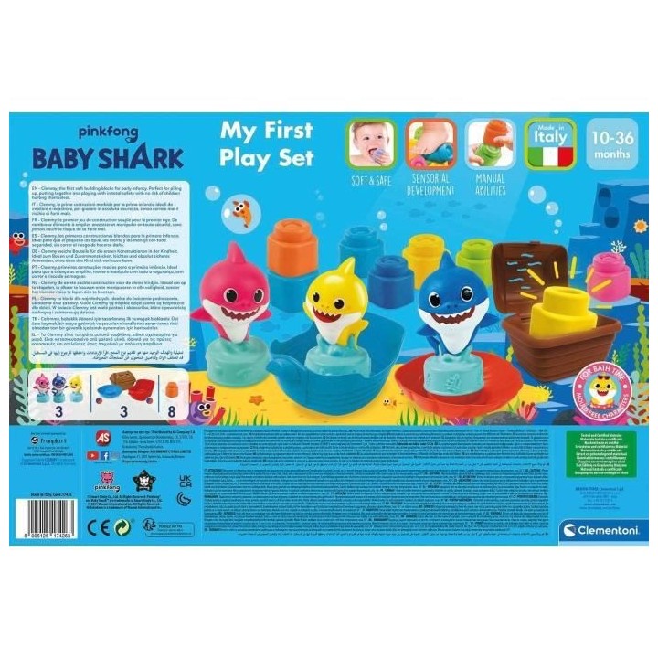 Clementoni - Clemmy - Coffret d'activités Baby Shark