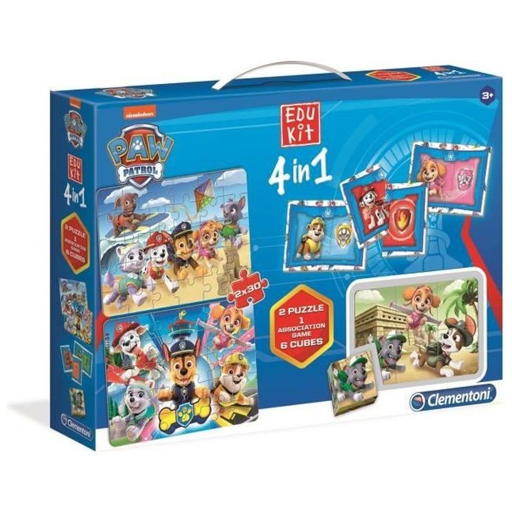 Clementoni - Edukit 4 en 1 - Pat' Patrouille