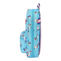 Plumier sac à dos Rollers Moos Multicouleur Bleu clair