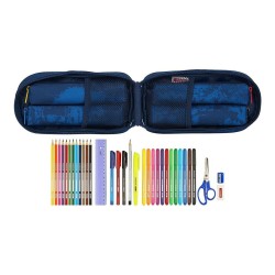 Plumier sac à dos Skate Safta Blue marine (33 Pièces)