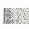 Tapis DKD Home Decor Blanc Gris Polyester Coton (120 x 180 x 1 cm)