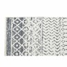 Tapis DKD Home Decor Blanc Gris Polyester Coton (200 x 290 x 1 cm)