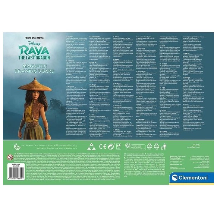 Clementoni - Ardoise magique - Raya