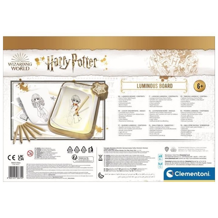 Clementoni - Tableau lumineux - Harry Potter