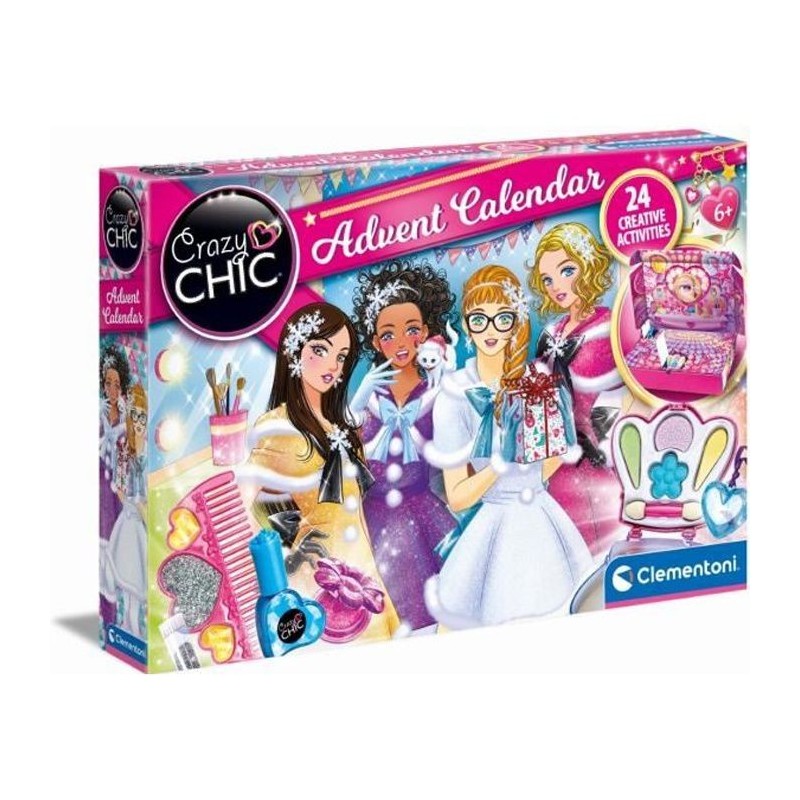 Clementoni - Crazy Chic - Calendrier de l'Avent Crazy Chic