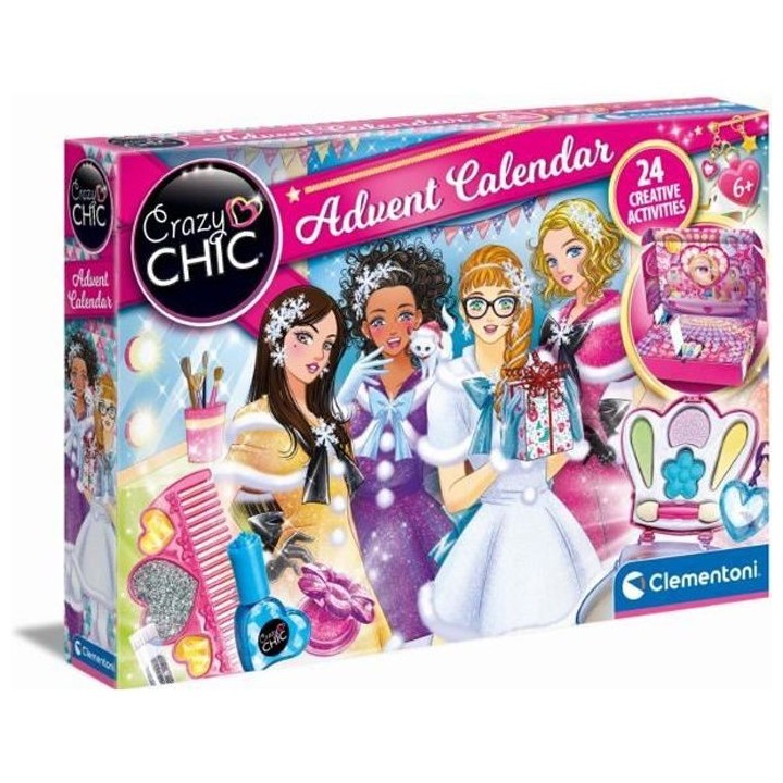 Clementoni - Crazy Chic - Calendrier de l'Avent Crazy Chic