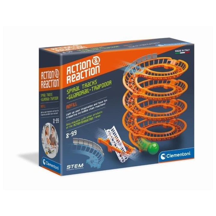 Clementoni - Action & Réaction - Extension - Spirale & Trappe