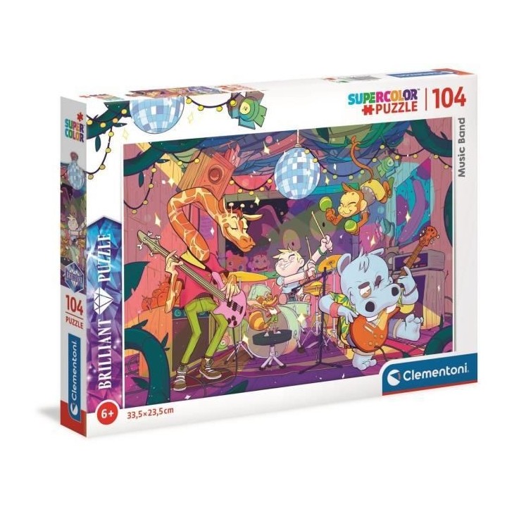 Clementoni - Brilliant 104 pieces - Music bands