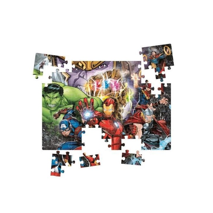 Clementoni - Brilliant 104 pieces - Marvel