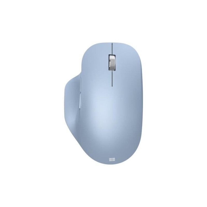 MICROSOFT Ergonomic Mouse - Souris optique - 5 boutons - Sans fil - Bluetooth 5.0 LE - Bleu Pastel