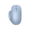 MICROSOFT Ergonomic Mouse - Souris optique - 5 boutons - Sans fil - Bluetooth 5.0 LE - Bleu Pastel