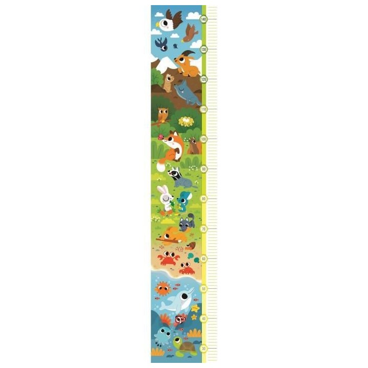 Clementoni - 30 pieces Measure Me - Animaux dans leur habitat