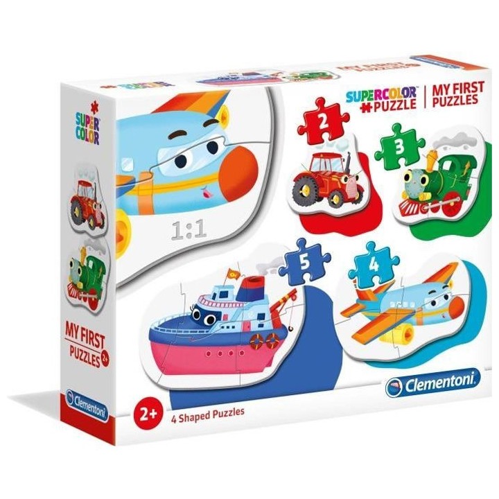 Clementoni - My First Puzzles - Moyens de transport