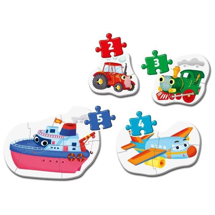 Clementoni - My First Puzzles - Moyens de transport