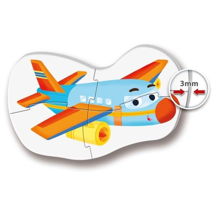 Clementoni - My First Puzzles - Moyens de transport