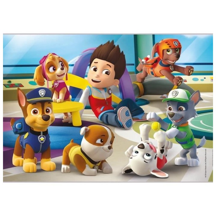 Clementoni - 21412 - SuperColor 20-60-100-180 pieces - Pat'Patrouille