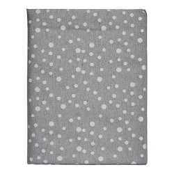 Nappe Gris Jacquard Blanc...