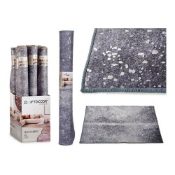 Tapis 100 x 150 cm Blanc Gris