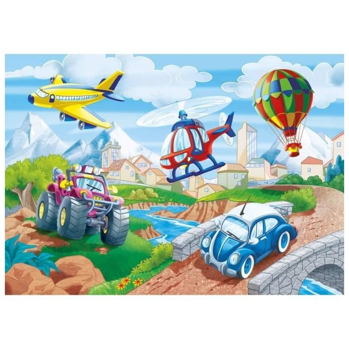 Clementoni - 2x60 pieces - Means of Transport